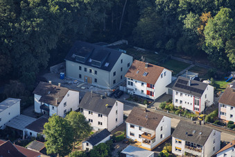 New multi-family housing construction on Elsässer Straße in Kandel in the state Rhineland-Palatinate, Germany