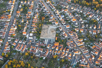 Site development work for the "Alte Gärtnerei" (Old Nursery) new housing area at Speyerer Straße 25d in the district Iggelheim in Böhl-Iggelheim in the state Rhineland-Palatinate, Germany