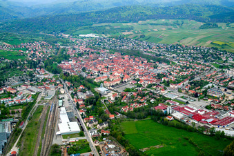 From the west in Wissembourg in the state Bas-Rhin, France