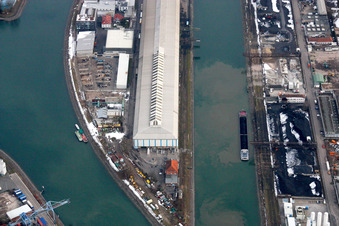 Hall of Jerich Germany Karlsruhe in the Rhine port in the district Mühlburg in Karlsruhe in the state Baden-Wuerttemberg, Germany