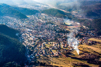 Village view in Hauenstein in the state Rhineland-Palatinate