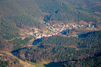 Village view in Darstein in the state Rhineland-Palatinate, Germany