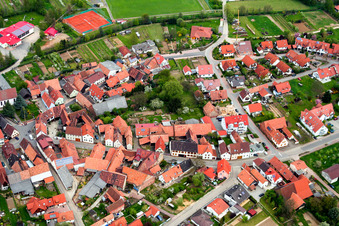 And Hauptstr in the district Kapellen in Kapellen-Drusweiler in the state Rhineland-Palatinate, Germany