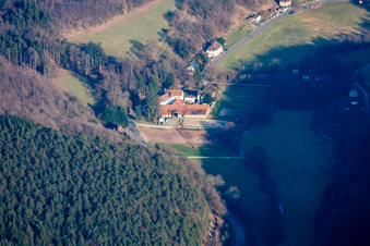 Village view in the district Sankt Germanshof in Bobenthal in the state Rhineland-Palatinate, Germany