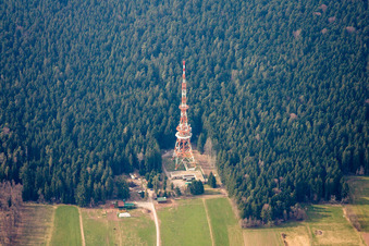 Langenbrander transmitter in the district Langenbrand in Schömberg in the state Baden-Wuerttemberg, Germany