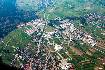 Industrial Area West in the district Conweiler in Straubenhardt in the state Baden-Wuerttemberg, Germany