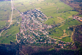 From the east in the district Burbach in Marxzell in the state Baden-Wuerttemberg, Germany
