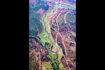 Moosalb Valley in the district Burbach in Marxzell in the state Baden-Wuerttemberg, Germany