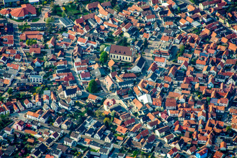 Schlossgärtenstr in Hagenbach in the state Rhineland-Palatinate, Germany