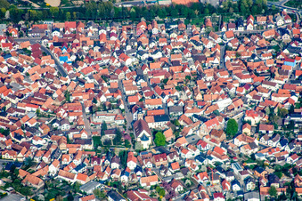 Maximilianstr in Hagenbach in the state Rhineland-Palatinate, Germany