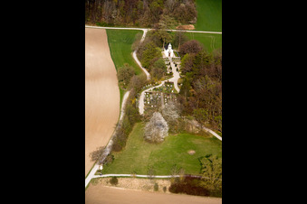 Cemetery and Peace Chapel in the district Erling in Andechs in the state Bavaria, Germany