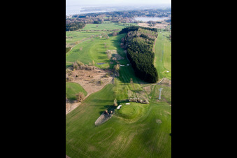 Grounds of the Golf course at Golf-Club Tutzing in Tutzing in the state Bavaria, Germany