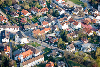 Main Street in Tutzing in the state Bavaria, Germany