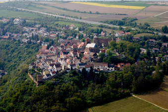 Castle of the fortress Neuleiningen in Neuleiningen in the state Rhineland-Palatinate