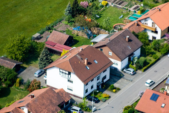 Oblique view of Roman Ring in Berg in the state Rhineland-Palatinate, Germany