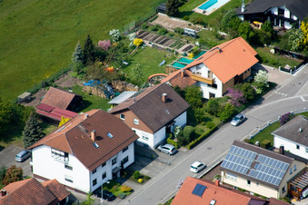 Roman Ring in Berg in the state Rhineland-Palatinate, Germany from above
