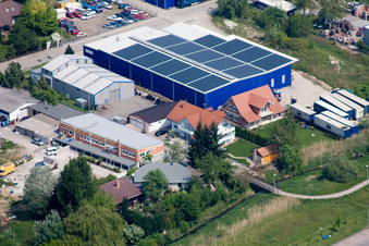 Industriestr in Hagenbach in the state Rhineland-Palatinate, Germany