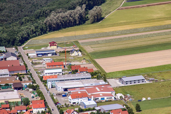 New development area Im Gereut in Hatzenbühl in the state Rhineland-Palatinate, Germany