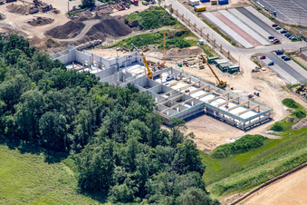 Horst Industrial Estate, Alfa Aesar in the district Minderslachen in Kandel in the state Rhineland-Palatinate, Germany