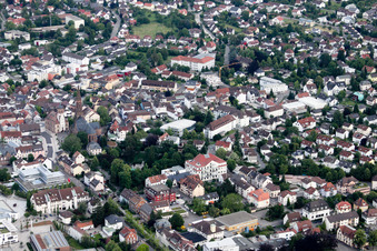 City view of the city area of in Buehl in the state Baden-Wurttemberg