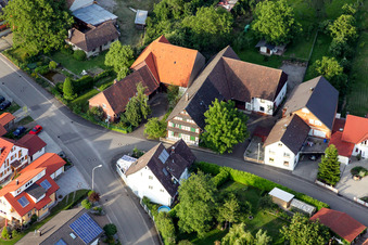 Lindenweg in the district Sand in Willstätt in the state Baden-Wuerttemberg, Germany
