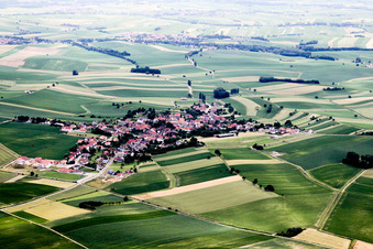 Wintzenbach in the state Bas-Rhin, France out of the air