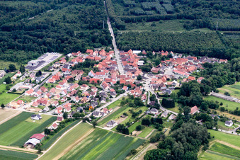 Schaffhouse-près-Seltz in the state Bas-Rhin, France out of the air