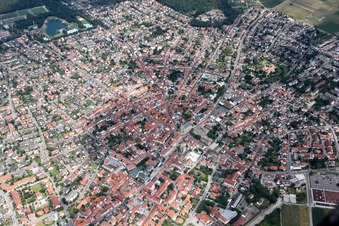 Location overview in Walldorf in the state Baden-Wuerttemberg, Germany