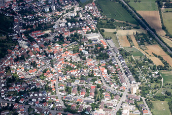District Sankt Ilgen in Leimen in the state Baden-Wuerttemberg, Germany out of the air