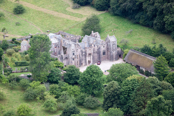 Marldon in the state England, Great Britain seen from above
