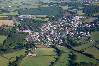 Kingskerswell in the state England, Great Britain from above