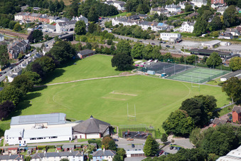 Berry Pomeroy in the state England, Great Britain out of the air