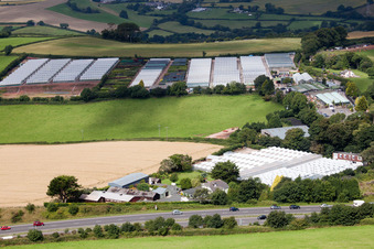 Marldon in the state England, Great Britain seen from above