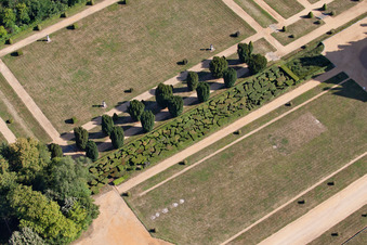 Castle park of Le Domaine de la Pierre in Coudrecieux in the state Sarthe, France