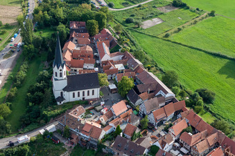 St. Dionysius im Hinterstädl in Jockgrim in the state Rhineland-Palatinate, Germany