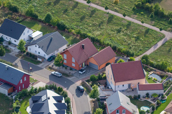 On Römerstr in Rheinzabern in the state Rhineland-Palatinate, Germany