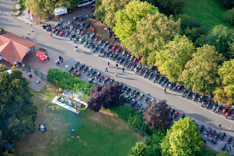 Altleiningen in the state Rhineland-Palatinate, Germany out of the air