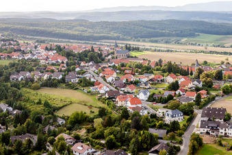 Village view in Wattenheim in the state Rhineland-Palatinate, Germany