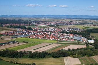 Town View of the streets and houses of Kuhardt in the state Rhineland-Palatinate