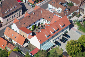Complex of the hotel building of Hotel zum Roessel in Kandel in the state Rhineland-Palatinate