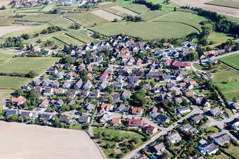 Village view in the district Querbach in Kehl in the state Baden-Wuerttemberg, Germany