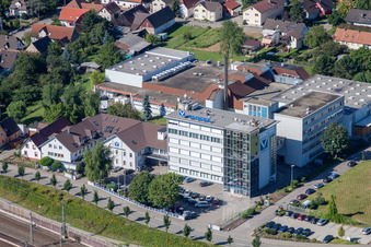 Oblique view of Klocke Pharma GmbH in the district Urloffen in Appenweier in the state Baden-Wuerttemberg, Germany