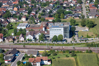 Bird's eye view of Klocke Pharma GmbH in the district Urloffen in Appenweier in the state Baden-Wuerttemberg, Germany