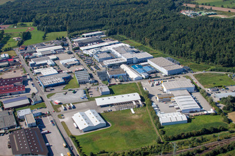 Industrial area in Appenweier in the state Baden-Wuerttemberg, Germany