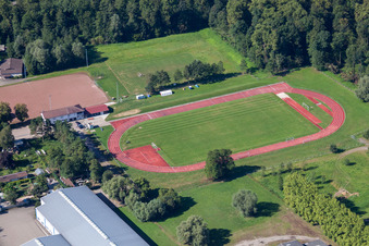 Ensemble of sports grounds Am Sportplatz in Appenweier in the state Baden-Wurttemberg
