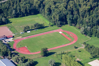 Aerial view of Sports club Appenweier 1925 eV in Appenweier in the state Baden-Wuerttemberg, Germany