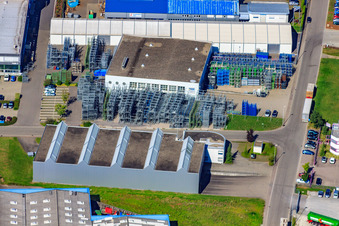 Nachtweide industrial area in Appenweier in the state Baden-Wuerttemberg, Germany