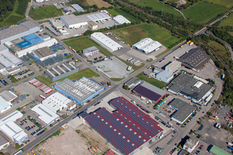 Industrial and commercial area Industriestr. in Appenweier in the state Baden-Wurttemberg