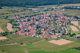 Village view in the district Griesheim in Offenburg in the state Baden-Wuerttemberg, Germany