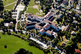 Hospital grounds of the Clinic St. Josefsklinik in Offenburg in the state Baden-Wurttemberg, Germany